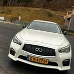 Infiniti Q50 2.2D 125KW 7AT 2015 Wit van 2de eignaar Nap✅, Auto's, Automaat, Euro 5, Achterwielaandrijving, Zwart