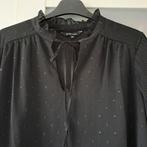 Zwarte MS Mode blouse maat 46, Ophalen of Verzenden, Zo goed als nieuw, MS Mode, Blouse of Tuniek