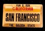 San Francisco - California pin, Verzamelen, Speldjes, Pins en Buttons, Verzenden, Nieuw, Stad of Land, Speldje of Pin