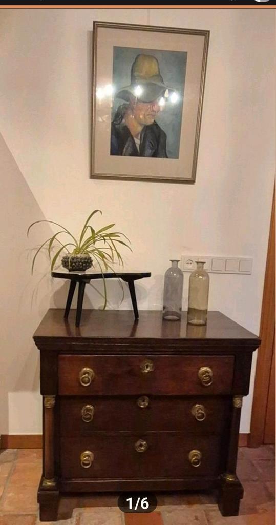 Zeer fraaie Antiek drentse ladekast, dressoir, commode kast, Huis en Inrichting, Kasten | Ladekasten, Gebruikt, Minder dan 100 cm