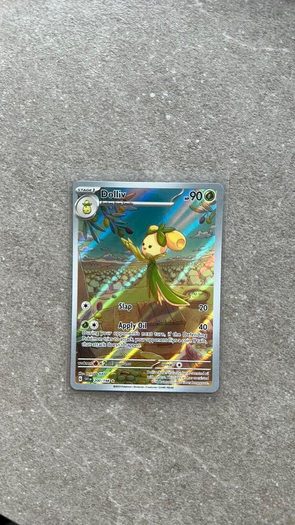 Pokemon Dolliv 200/198, Hobby en Vrije tijd, Verzamelkaartspellen | Pokémon, Zo goed als nieuw, Meerdere kaarten, Ophalen of Verzenden