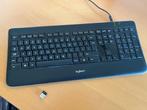 Toetsenbord Logitech K800, Computers en Software, Toetsenborden, Ophalen of Verzenden, Zo goed als nieuw, Draadloos, Qwerty