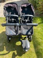 Bugaboo Donkey 5 Duowagen Zwart Incl. Accessoires, Kinderen en Baby's, Kinderwagens en Combinaties, Ophalen of Verzenden, Gebruikt