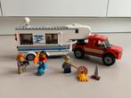 LEGO city 60182 pickup truck en caravan, Kinderen en Baby's, Speelgoed | Duplo en Lego, Ophalen of Verzenden, Zo goed als nieuw