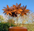 Roest bloem groot trevor op tuinsteker diameter 40 cm., Tuin en Terras, Tuinwanddecoratie, Ophalen of Verzenden, Nieuw