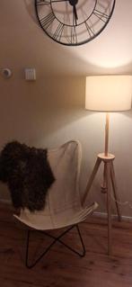 Rivendale Brooklyn Vlinderstoel - Beige Canvas, Ophalen, Gebruikt, Metaal