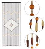 kralengordijn , vliegengordijn 90x208 cm - hoge korting !, 200 cm of meer, Nieuw, Bruin, 50 tot 100 cm