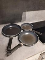 BK Koekenpannenset - 3 pannen, Huis en Inrichting, Overige materialen, Gebruikt, Pannenset, Ophalen of Verzenden