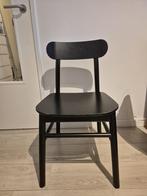 Ikea RÖNNINGE Chairs, Set of 4, Ophalen, Zwart, Zo goed als nieuw, Vier