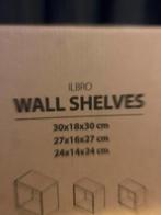 Nieuw vierkant muurkastje met 3 vakken, Huis en Inrichting, Ophalen of Verzenden, Nieuw