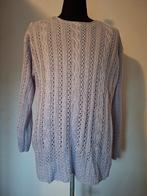 Antedate gebreide trui met kabel- en ajour patroon - Lila, Anneonline, Steenbergen, Shop@wesell4u.nl, Paars