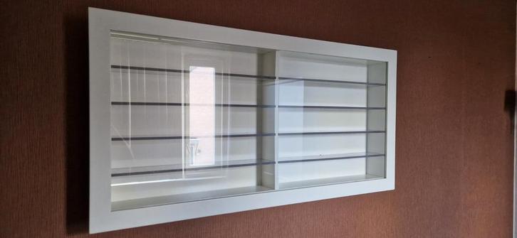Wandvitrine zelfbouw voor Tekno/WSI 1:50, Hobby en Vrije tijd, Modelauto's | 1:50, Gebruikt, Ophalen