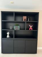 Zwarte Buffetkast / Sierkast, Overige materialen, Gebruikt, 100 tot 150 cm, Ophalen of Verzenden