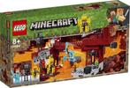 LEGO Minecraft De Blaze Brug - 21154, Ophalen of Verzenden, Zo goed als nieuw, Complete set, Lego