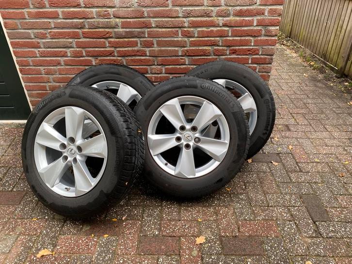 Lexus NX velgen met winterbanden 17 inch, Auto-onderdelen, Banden en Velgen, Banden en Velgen, Winterbanden, 17 inch, 225 mm, Personenwagen