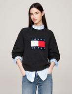 Tommy hilfiger gebreide flag trui nieuw, Maat 38/40 (M), Zwart, Nieuw, Ophalen of Verzenden