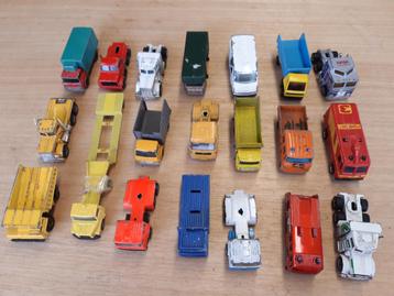 20 speelgoedautootjes, trucks, Matchbox, Siku, Efsi