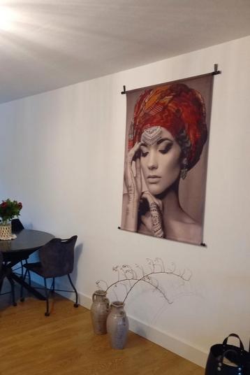 Prachtig Wandkleed / Wanddoek met Vrouwenportret - Oosterse  beschikbaar voor biedingen