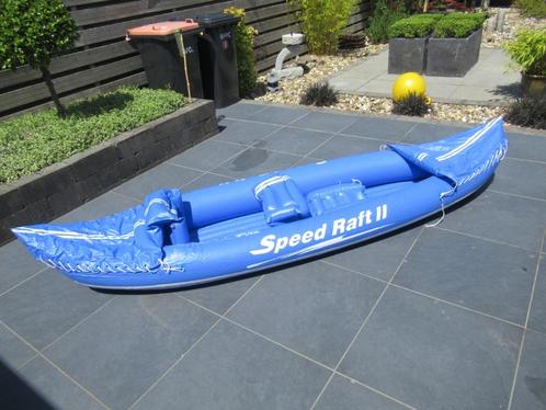 Mooie 2 persoons Opblaasbare kano kajak Speed Raft II peddel, Watersport en Boten, Kano's, Zo goed als nieuw, Kajak, Twee personen