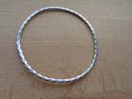 zilveren gedraaide slavenarmband [056], Sieraden, Tassen en Uiterlijk, Armbanden, Verzenden, Zo goed als nieuw, Zilver, Zilver