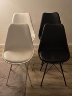 2xJysk Klarup stoelen - Zwart, Ophalen, Twee, Zwart, Zo goed als nieuw