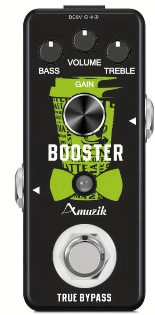 (bas) gitaar effect: amuzik booster, Muziek en Instrumenten, Effecten, Zo goed als nieuw, Volume, Ophalen