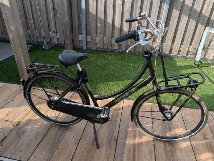 Cortina U4 Transportfiets Family - Groen - Frame 50, Fietsen en Brommers, Fietsen | Dames | Damesfietsen, Gebruikt, Overige merken