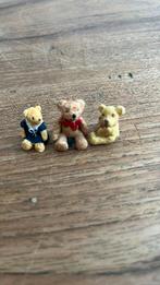 3 miniatuurbeertjes, Ophalen of Verzenden, Zo goed als nieuw, Poppenhuis