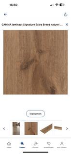 Laminaat – Signature Extra Breed Naturel Eiken ca (25 m²), Ophalen, Bruin, Zo goed als nieuw, 25 tot 50 m²
