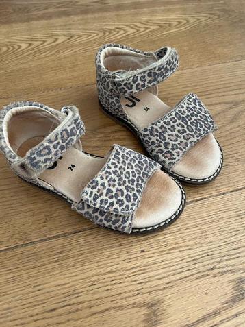 Sandalen leer JJ tijgerprint mt 24 beschikbaar voor biedingen