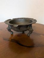 Tinnen asbak op pootjes, Ophalen of Verzenden, Zo goed als nieuw, Asbak