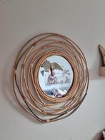 Bohemian Bamboe Spiegel, Ophalen, Zo goed als nieuw, Rond