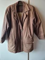 Lederen jas maat 52, Kleding | Heren, Ophalen of Verzenden, Zo goed als nieuw, Maat 52/54 (L), Bruin
