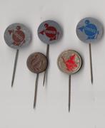 Droste Chocolade speldjes logo, Gebruikt, Niet vindbaar, Niet vindbaar, Speldje of Pin