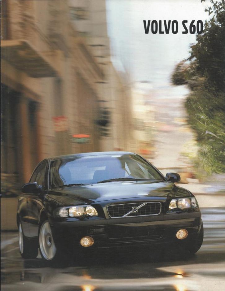 klassieke Volvo S60 serie folder, Boeken, Auto's | Folders en Tijdschriften, Nieuw, Volvo, Ophalen of Verzenden