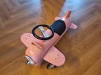 Vintage roze vliegtuig loopauto, loopwagen, Zo goed als nieuw, Ophalen