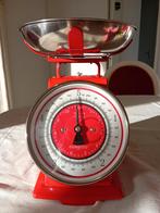 Vintage rode keukenweegschaal - Erneso, Ophalen of Verzenden, Gebruikt