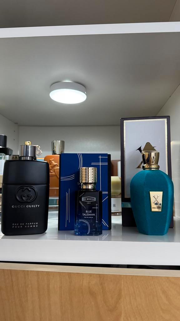 Blue talisman, Erba pura en gucci guilty edp, Sieraden, Tassen en Uiterlijk, Uiterlijk | Parfum, Gebruikt, Ophalen of Verzenden