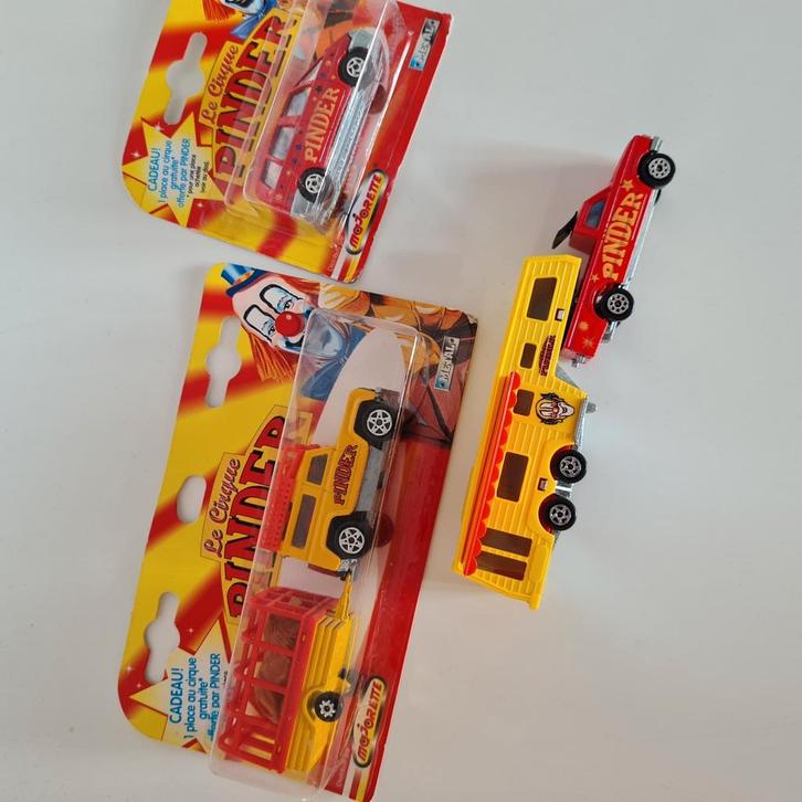 Majorette circus pinder voertuigen, Hobby en Vrije tijd, Modelauto's | 1:43, Nieuw, Auto, Overige merken, Ophalen of Verzenden