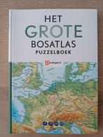 Grote Bosatlas Puzzelboek - Zo goed als nieuw, Tjeerd Tichelaar, Bosatlas, 2000 tot heden, Zo goed als nieuw