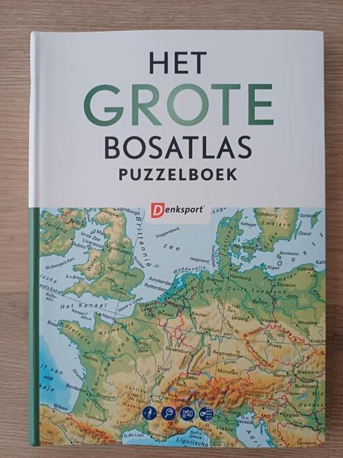 Grote Bosatlas Puzzelboek - Zo goed als nieuw, Boeken, Atlassen en Landkaarten, Zo goed als nieuw, Bosatlas, Europa Overig, 2000 tot heden