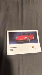 Handleiding/instructie boekje Porsche Boxster(s) 986, Verzenden