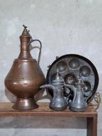 Antieke koperen turkse Dallah koffiepot koffiekan, Antiek en Kunst, Ophalen of Verzenden