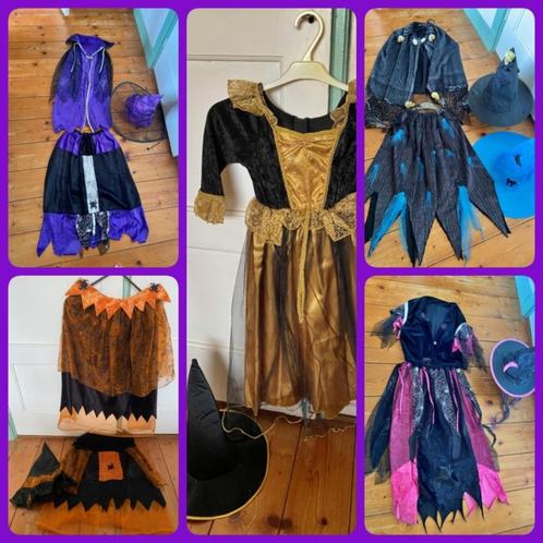 Themakleding feest kinderen heks, tovenaarsmantel en hoed, Kinderen en Baby's, Carnavalskleding en Verkleedspullen, Jongen of Meisje