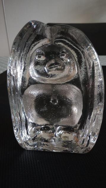 Glazen trol, Bergdala glasfabriek Zweden, vintage, jaren '70 beschikbaar voor biedingen