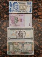 4 x bankbiljetten diverse landen, Ophalen of Verzenden, Overige landen, Setje