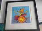 zeefdruk drummer nieuw, Antiek en Kunst, Kunst | Litho's en Zeefdrukken, Ophalen of Verzenden