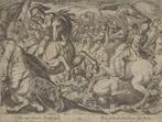 Onbekende Maker 16e of 17e eeuw ets "Emathius en Marius", Antiek en Kunst, Kunst | Etsen en Gravures, Ophalen