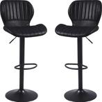 barkruk mike zwart 2 per set