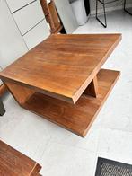 2x Hoektafel/salontafel 55x55cm, Ophalen, 50 tot 100 cm, Vierkant, 50 tot 100 cm